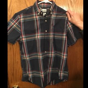 Sonoma Men’s Plaid Button Down Shirt Small EUC